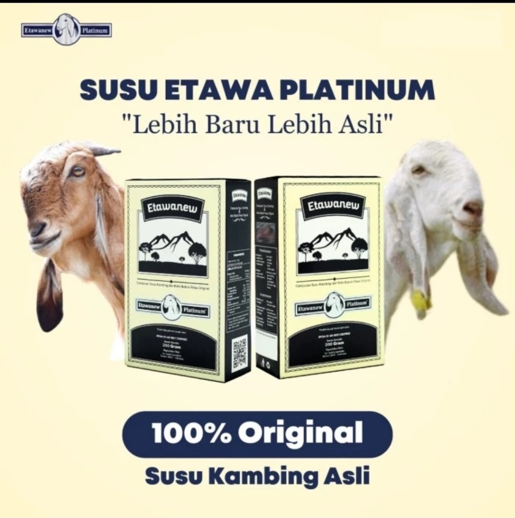 ETAWANEW PLATINUM - Susu Kambing Etawa Alami Jaga Kesehatan Tulang 100% ORIGINAL