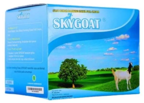 SKYGOAT - Susu Kambing Etawa Bubuk SKY GOAT Original Vanilla 1 Box Isi 10 Sachet