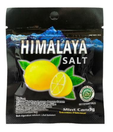 HIMALAYA SALT - Permen Mint Rasa Lemon dengan Garam Isi 6pcs