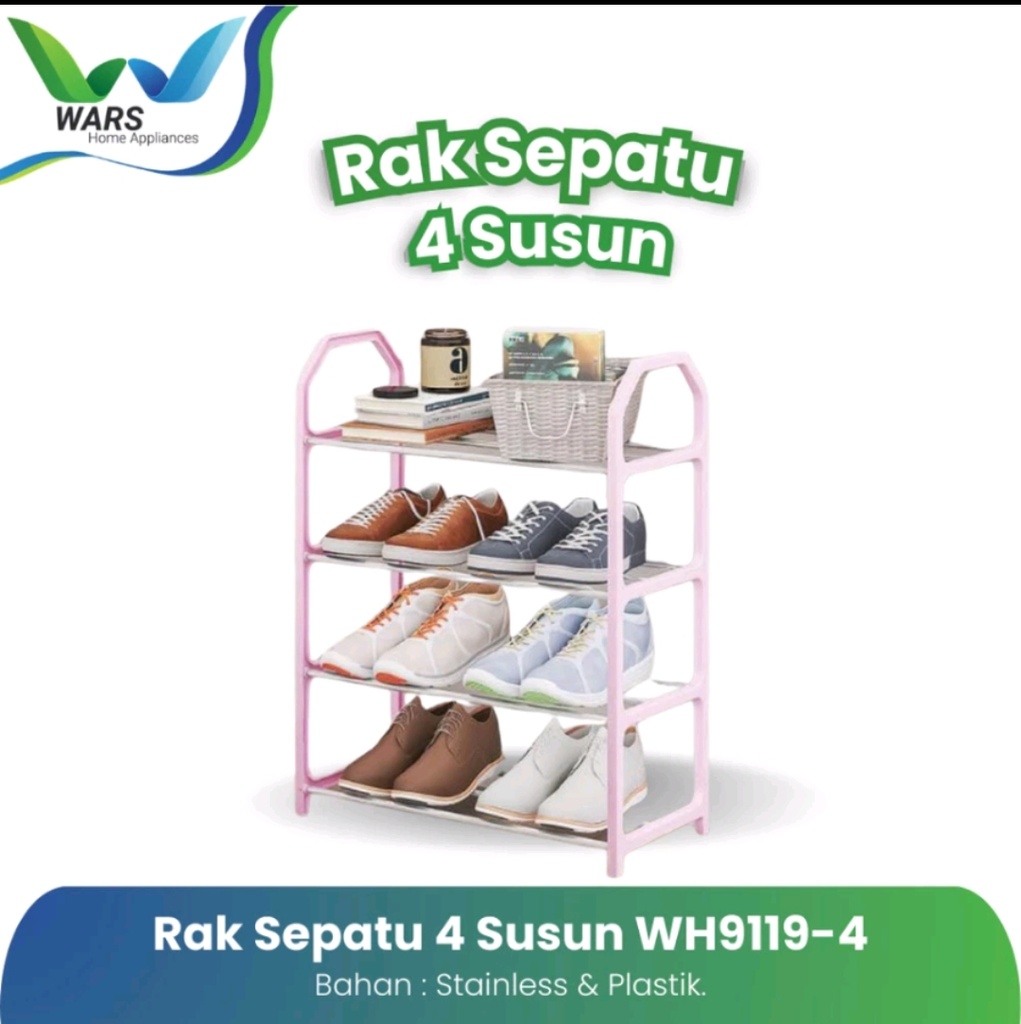 Rak Sepatu 4 Susun
