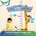 WALLPAPER STICKER DINDING PENGUKUR TINGGI ANAK