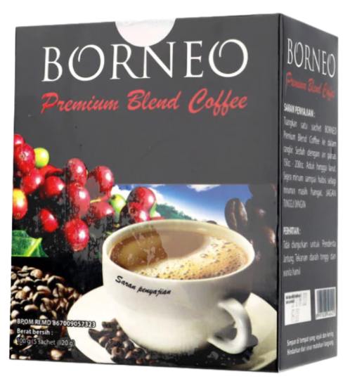 KOPI BORNEO - Minuman Herbal 1 Box Isi 5 Sachet