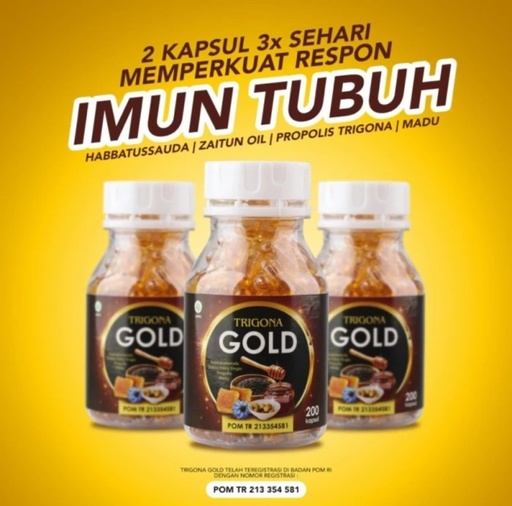 HABBATUSSAUDA TRIGONA GOLD 200 KAPSUL